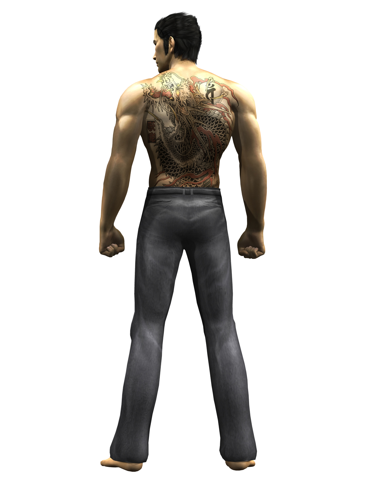 Azure Dragon tattoo (Kiryu Kazuma) from the Yakuza series at The Sims 4  Nexus - Mods and community