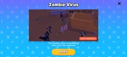 Zombie Virus Start Screen