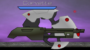 Corvette with Vehicle Cannon