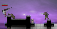 Firing the Sniper Rifle.