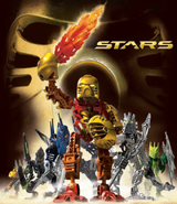 Gresh pokazany w promocyjnym artwork'u do BIONICLE Stars