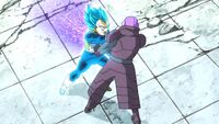 Vegeta SSJB vs Hit