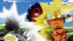 Goku SSJ2 i Vegeta kontra Kanba (SDBH, odc. 002)