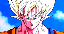 Goku SSJ w walce z Cellem