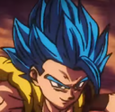 Gogeta Blue twarz