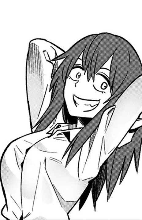 Long Black Anime Hair Nagatoro