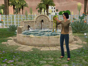 Sims3-lucky-palms-wunschbrunnen