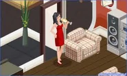 Bella z The Sims Social często popija drinki