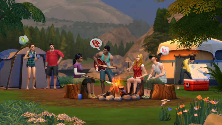 The Sims 4: Ucieczka w plener The Sims 4: Ucieczka w plener