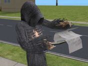 Mroczny Kosiarz z The Sims 2