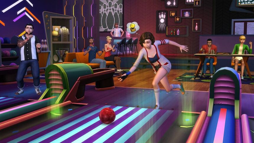 The Sims 4: Wieczór na kręgielni The Sims 4: Wieczór na kręgielni