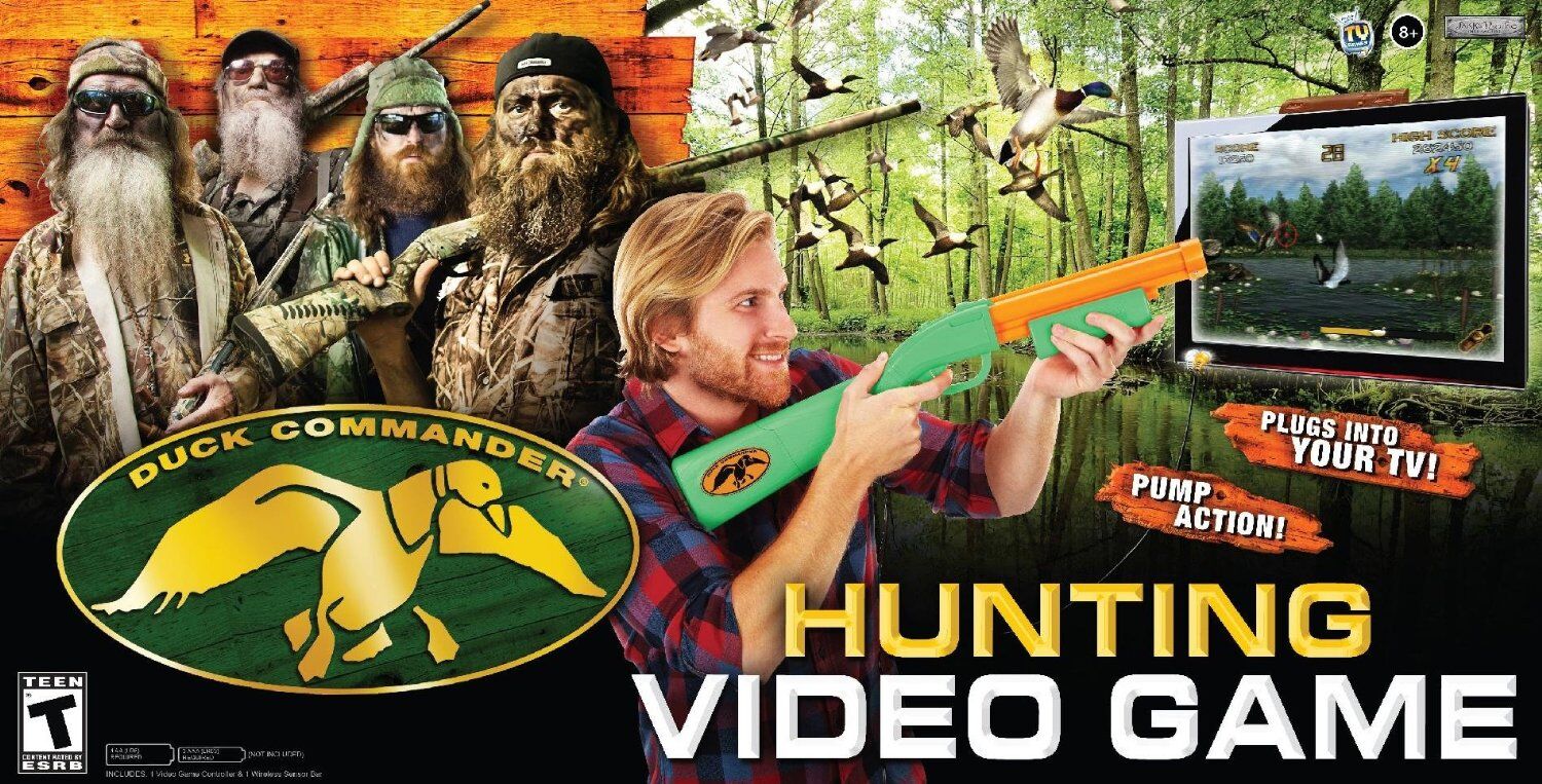 Duck Commander Plug In Play TV Video Shooting Game Gun Only