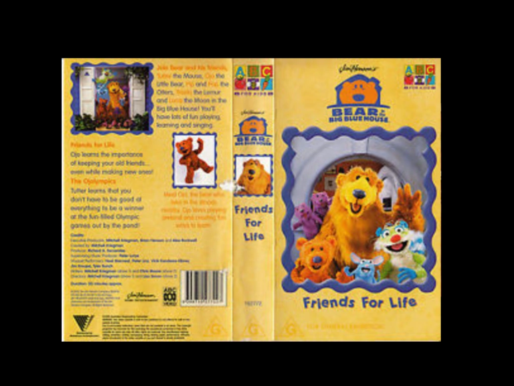 Bear in the big blue house : friends for life | Plush react animal show ...