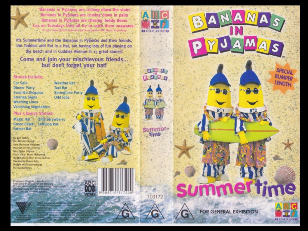 Bananas in pajamas summer time Plush react animal show Wikia Fandom