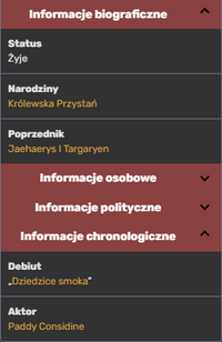 Zwijane grupy w infoboksie