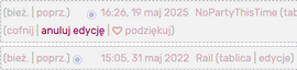 Rewert (Historia zmian)