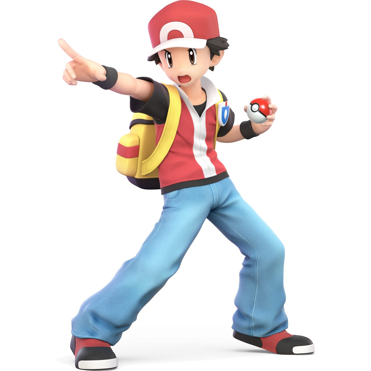 Pokemon Trainer Skin - Skin De Red Pokemon - 317x453 PNG Download