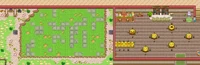 The Guesthouse, containing the claw machine, a shop, and an arena