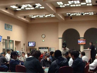 More of the interior of the poker area of Bay 101