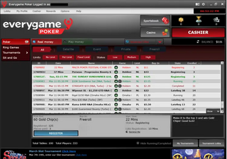 Everygame Tournament Lobby