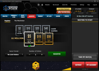 Black clearance chip poker