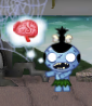 A Zombie Pygmy wanting a brain