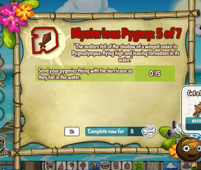 Mysterious Pygmy 5 of 7 Pocket God Wiki Fandom