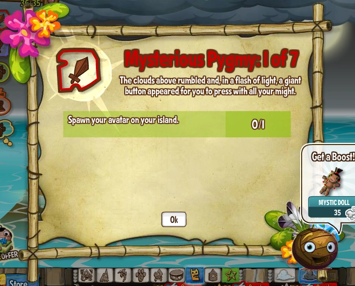 Mysterious Pygmy 1 of 7 Pocket God Wiki Fandom