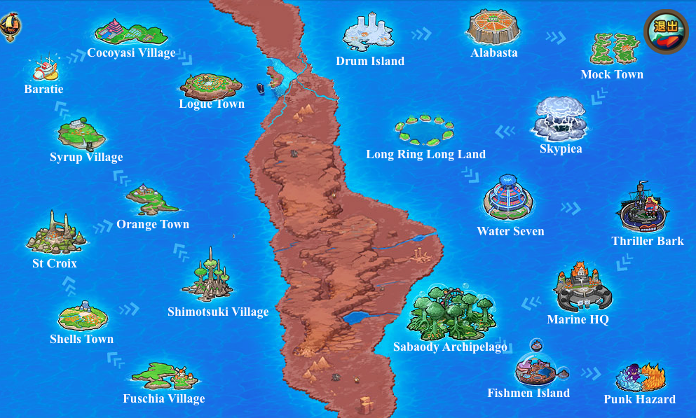 Map, One Piece Wiki