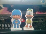 Super Pocoyo and Super Pato by murumokirby360