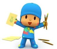 Pocoyo painting