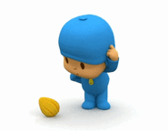 Pocoyo encounters the seed.