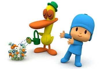 Pocoyo on X: Play with #Pato's #flowers the most incredible #game