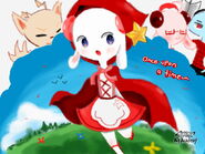 Shiruru in "Little Sheep Riding Hood"