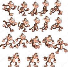 Depositphotos 87515554-stock-illustration-running-cartoon-monkey (1)