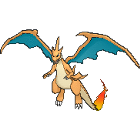 Número de Nome: Charizard Charbonizedalizard Flame pokemon (Pokemon chama)  metros Peso: 95 Kg Nome pessoal: NÃO É UM DRAGÃO KKKK Fogo Esse pokemon voa  em busca de oponentes poderosos, quanto mais experiência