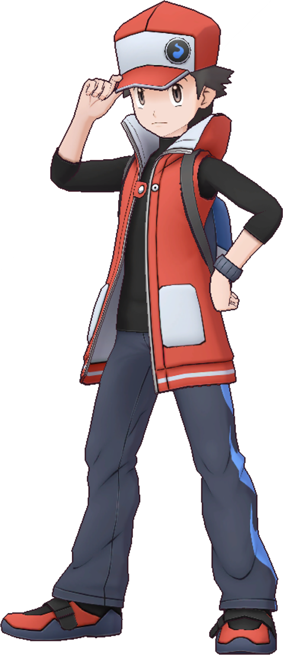 Red - Pokemon Trainer Red Png,Pokemon Red Png - free transparent