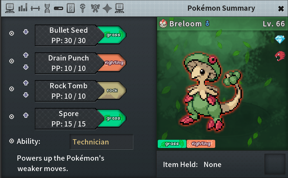 PokeMMO - The characteristics were implemented and, among