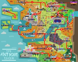 The Antigou Region | Pokémon North and South Wiki | Fandom