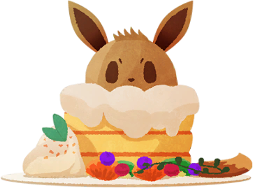 Fluffy Eevee Pancakes Pokemon Cafe Mix Wiki Fandom