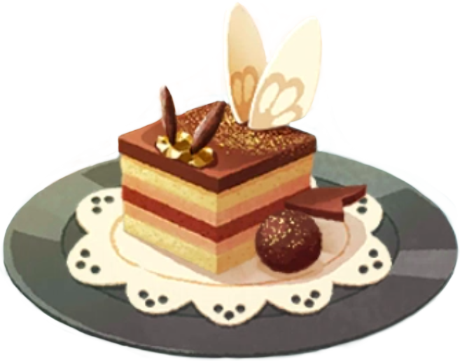 Ribombee Chocolate Cake Pokemon Cafe Mix Wiki Fandom