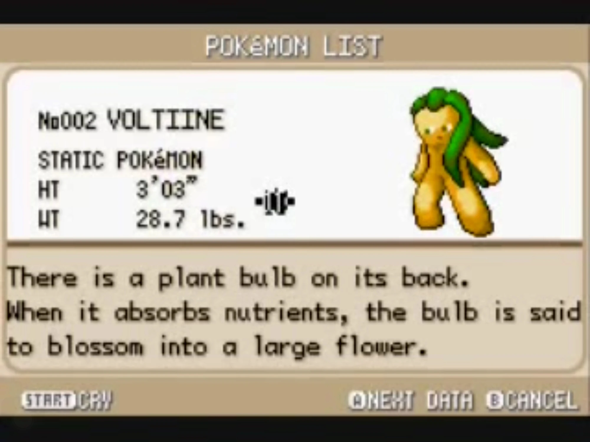 Voltiine Pokemon Pokemon Chaos Black Wiki Fandom