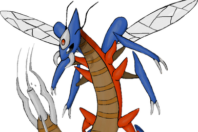 951 - METALRA Bug/Steel O Pokémon inseto armadura. Metalra é a