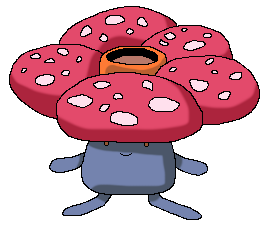 045: Vileplume (Jp. Ruffresia) - Grass/Poison Flower Pokémon