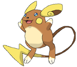 Raichu de Alola, Pokémon