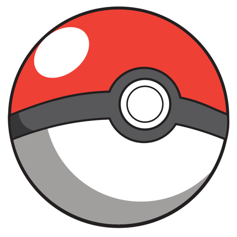 Pixel art Poké Ball, pokeball pixel art, png