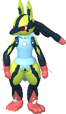 My New Shiny Lucario, Plan On Doing More Shiny Mega Revamps! Constructive  Criticism Would Be Nice, I'm A Newbie.. : r/pokemon