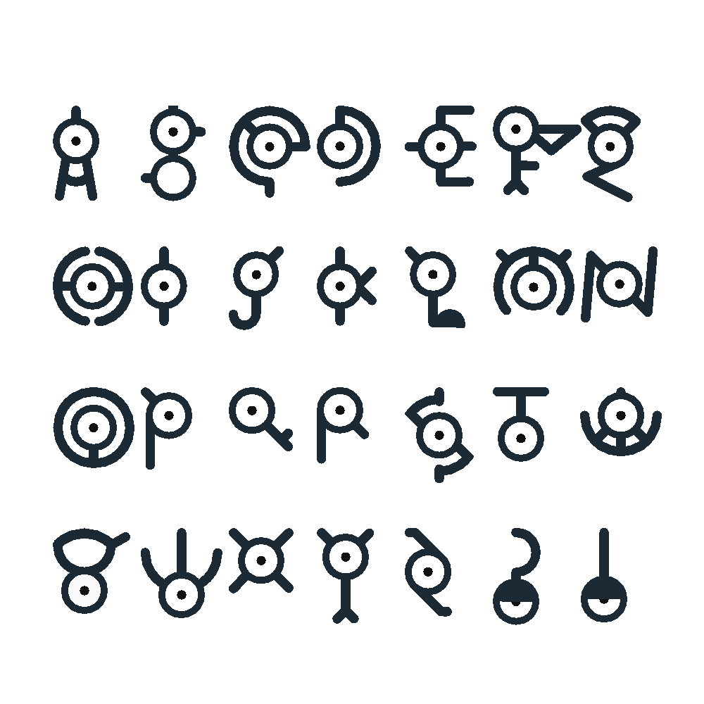 Unown Font