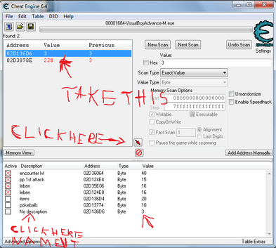 Cheat Engine :: View topic - Difficulty finding values(4,2,8 byte) for some  games