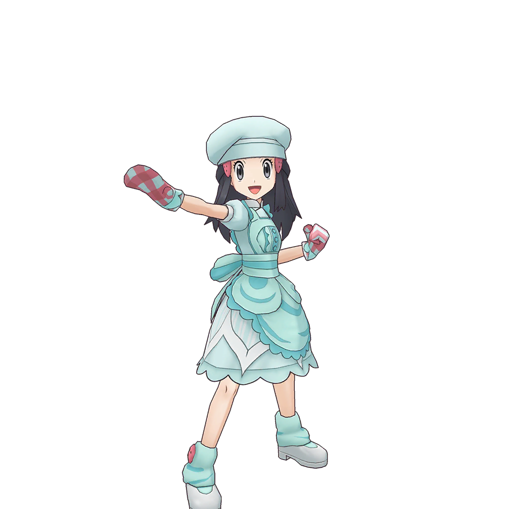 Pokémon Masters EX - Dawn (Palentine's 2021) and Alcremie EX Minecraft Skin